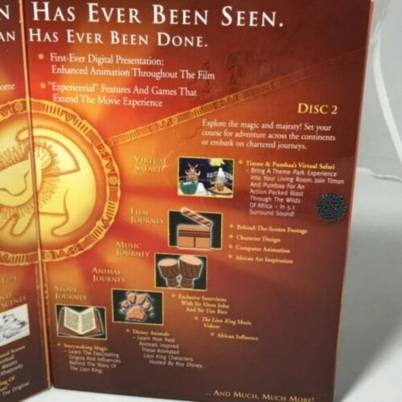 DISNEY THE LION KING Platinum Edition  DVD Sealed New - Picture 9 of 12